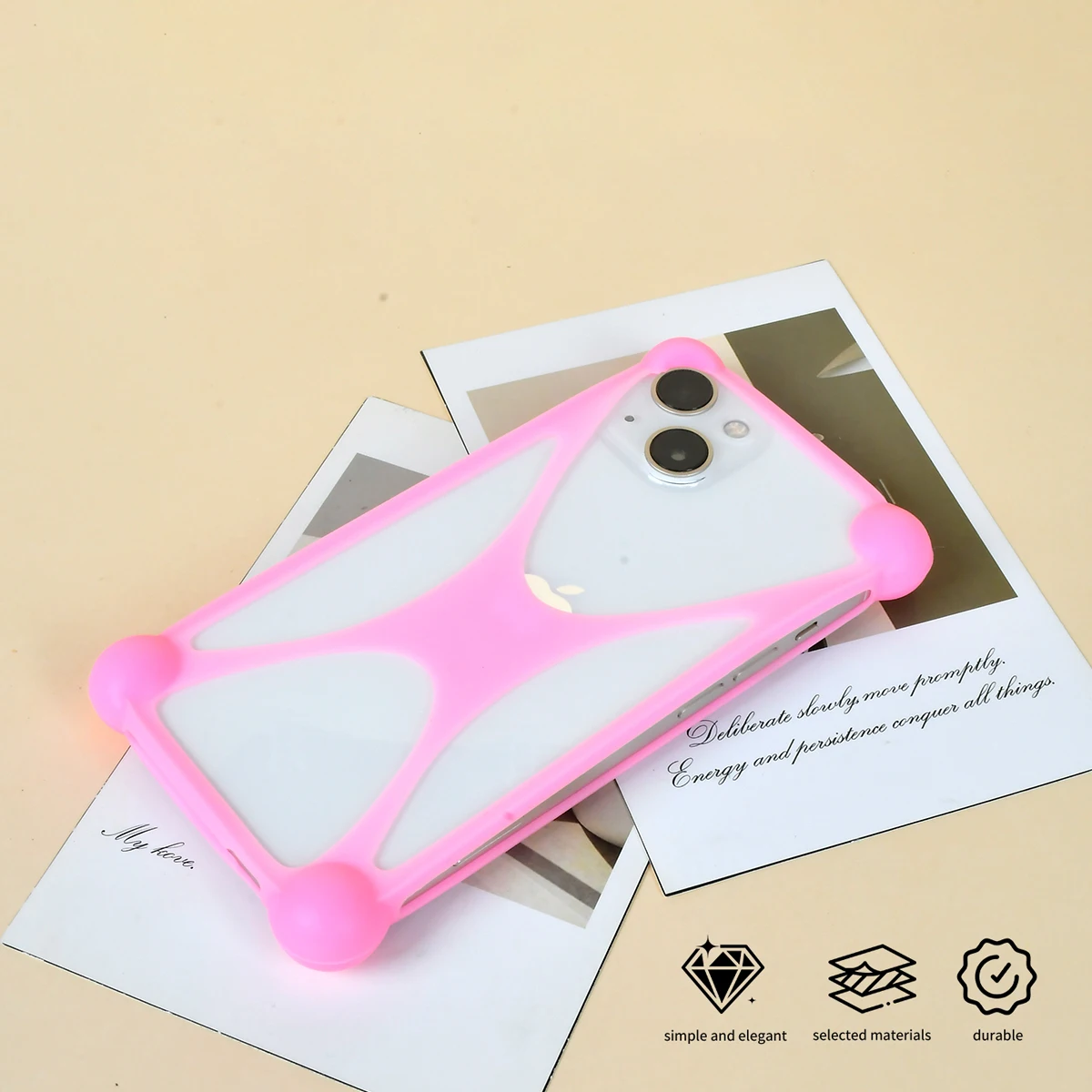 Silicone Anti-Drop Shockproof Phone Case - Soft Protective Cover in Multiple Colors