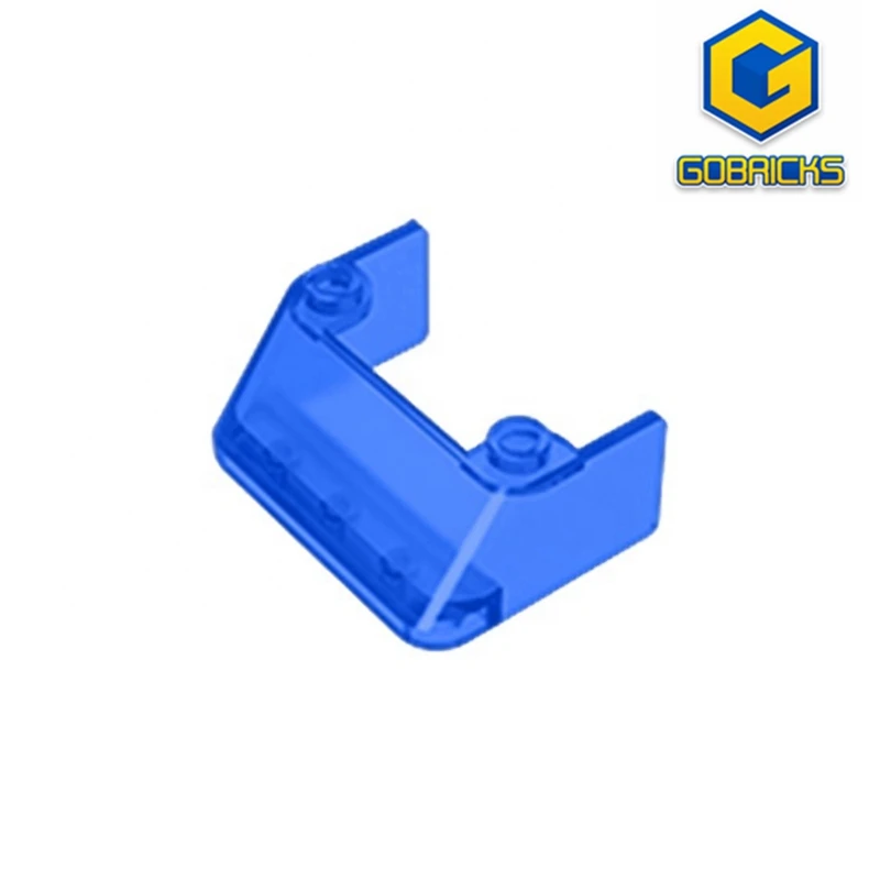 

Стекло для лобового стекла gobrick, 36 г. 3X4X1 1/3 совместимый с lego 2437 DIY образовательные строительные блоки