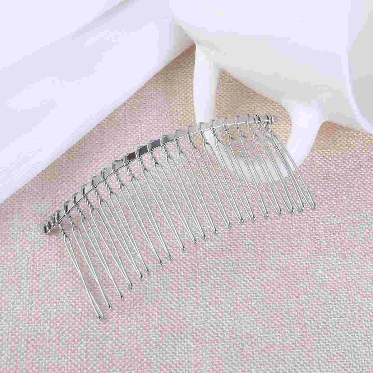 

10 Pcs Hair Barrettes Women Comb Inserted Korean Fashion Metal Women's Headdress