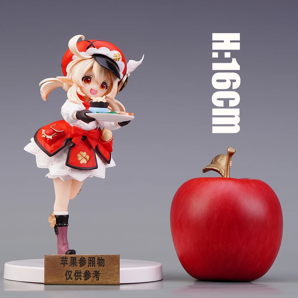 Anime Figure Genshin Impact Spark Knight 16CM PVC KLEE Coffee Shop