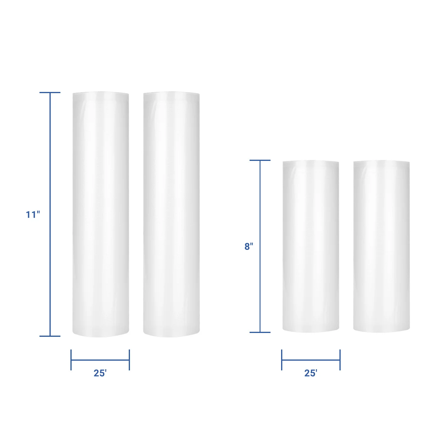 Vacuum Sealer Bags for Food Saver, Sous Vide Bags Food Storage Freezer Sealer Ba