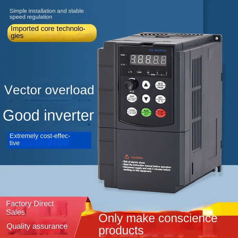 

Inverter Single-Phase 220V to Three-Phase 380 V1.5/2.2/4/5.5/7.5/11 Motor Fan Speed Regulator