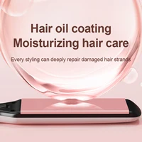 Lisseur à cheveux haute température, fer plat à plaques larges, ions plasma, revêtement à l'huile pour cheveux, pour femmes, stylistes et salons 4