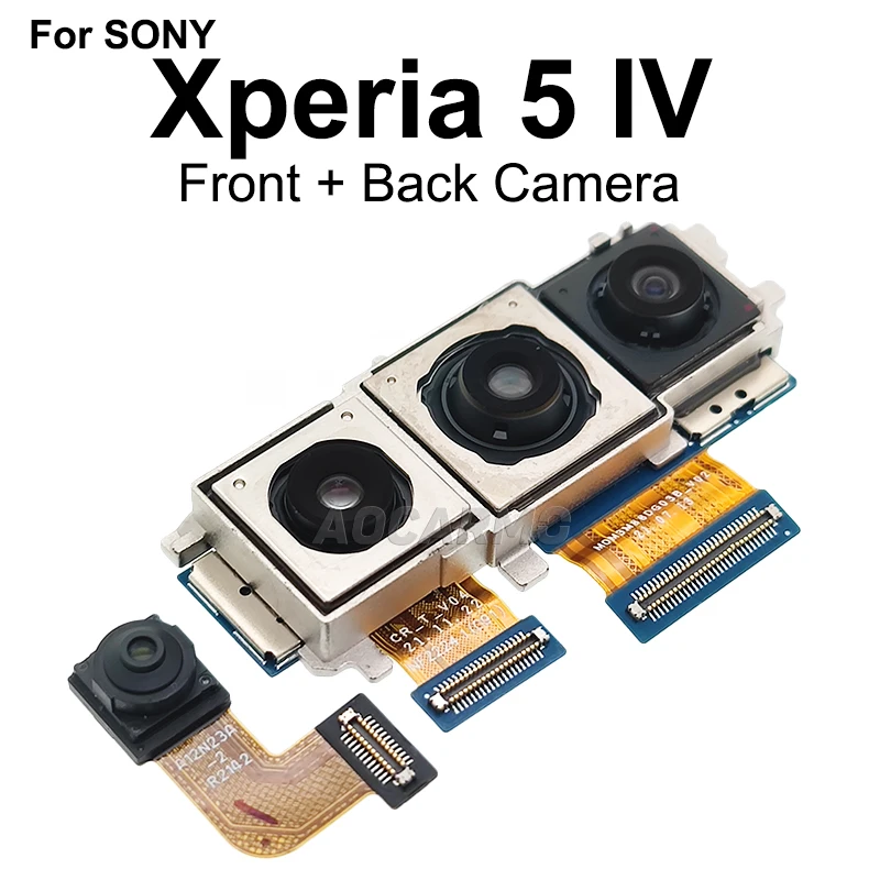 Aocarmo per Sony Xperia 5 IV XQ-CQ72 CQ54 CQ62 SO-54C anteriore Selfie Face Camera posteriore posteriore modulo fotocamera Flex Cable sostituzione - Image 3