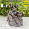 Bat Plush Toy High Fidelity Vampire Bat Plushie Fruit Bat Peluche Lifelike Stuffed Animals Simulation Doll Kawai Toy Gifts Kids 2