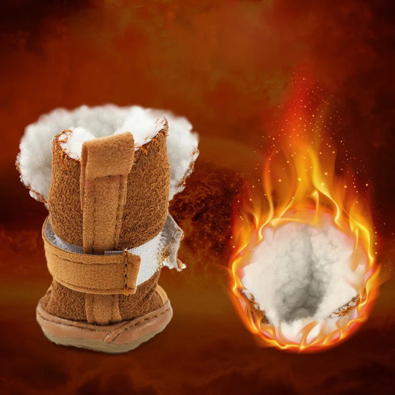4Pcs Dog Boots 4