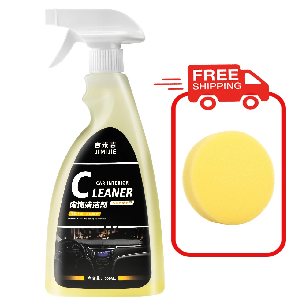 500ml Car Cleaning Interior Leather Conditioner Supplies Refurbishment  Agent Multipurpose Automotive Interior Cleaner Spray - AliExpress