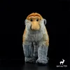 Proboscis Monkey High Fidelity Anime Cute Plushie Nose Ape Plush Toys Lifelike Animals Simulation Stuffed Doll Kawai Toy Gifts 3