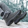 Men’s Winter Snow Boots – Warm Fur Non-Slip Platform Ankle Shoes for Outdoor, Hiking & Motorcycle 4