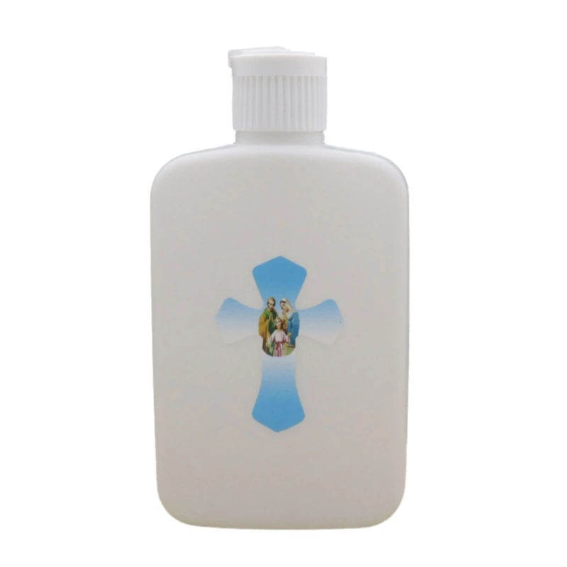 3er Set Mini Weihwasserflaschen Aus Kunststoff – Leer, 6,4 Cm Hoch, 85 Ml Fassungsvermögen, Ideal Für Reisen