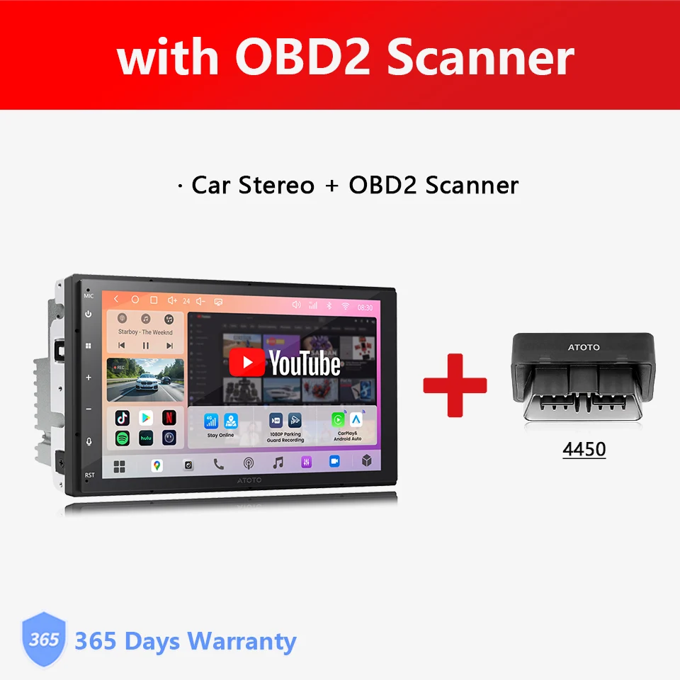 ATOTO 7インチ Android 13 カーラジオ 2din マルチメディアプレーヤー