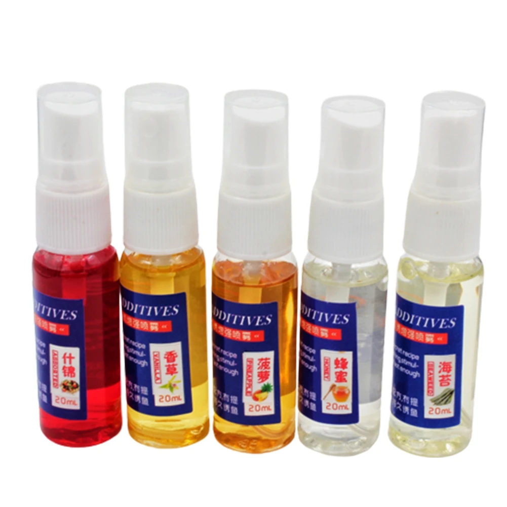 20Ml Carp Fishing Bait Additivo Boilies Pop-Up Pellet Attrattivo Spray Aromatizzato Richiamo Di Pesca Odore Sapore Strumento Vendita Calda