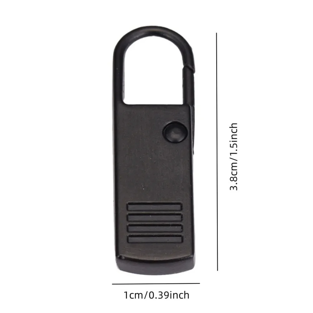 Black Detachable Zipper Pulls 2