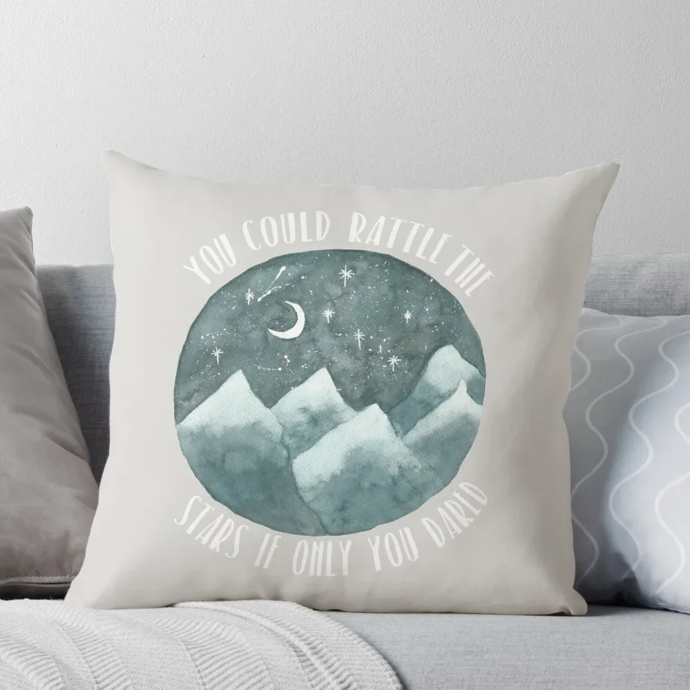 

Rattle The Stars Throw Pillow Elastic Cover For Sofa Marble Cushion Cover