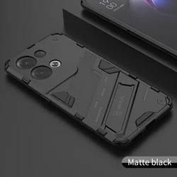 Luxury 360° Protection Armor Back Cover for Reno 4F(Reno 4 Lite) (Black)
