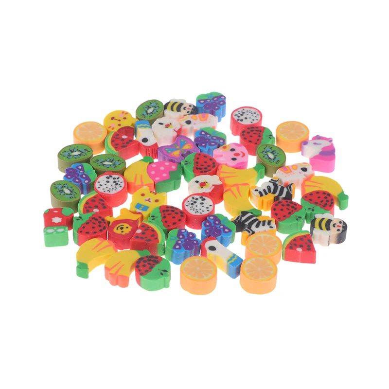 

50 шт./бутылка, мультяшный ластик