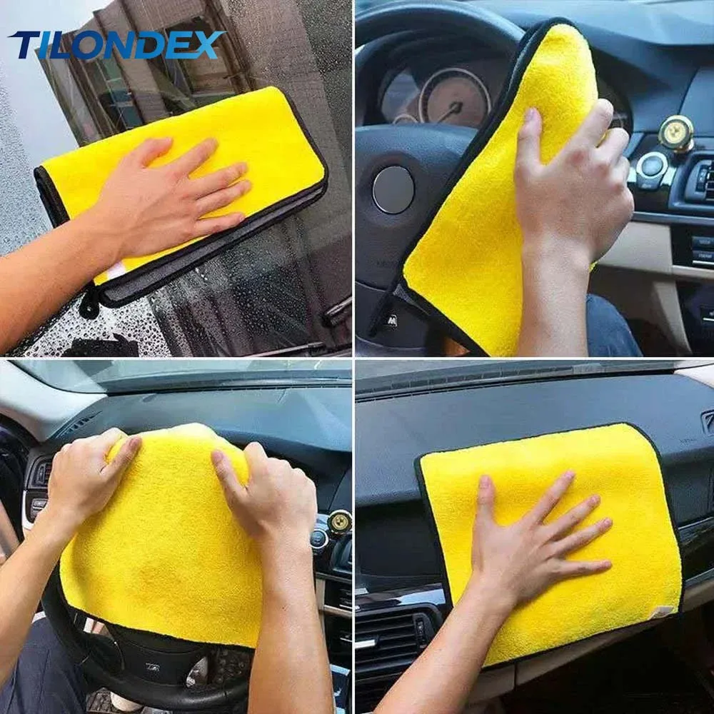 Ultra-Absorbent Microfiber Car Cleaning Towel - All-Purpose Dust and Detailing Cloth 30x60cm