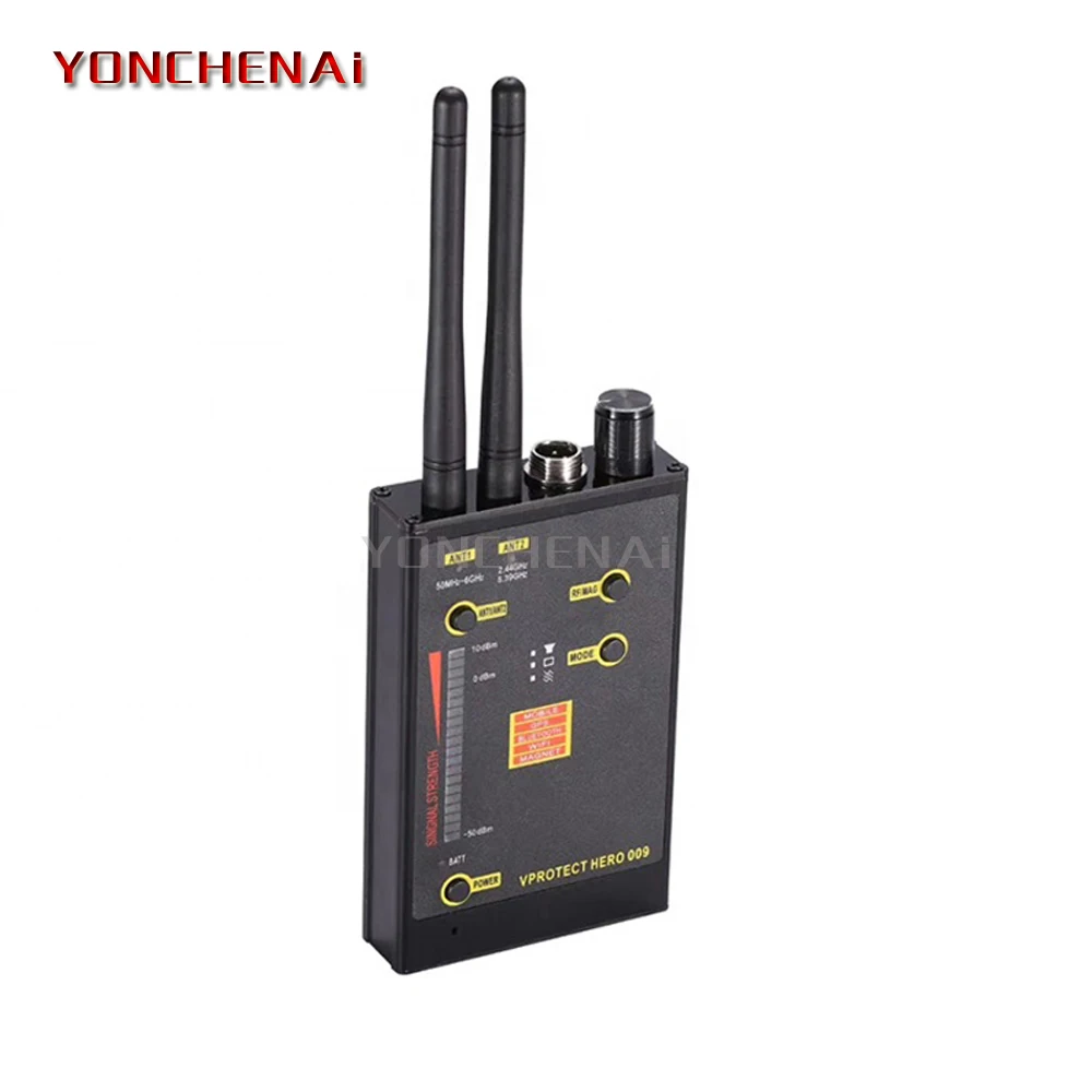 Hero 009 Wireless Signal Detector VHF/UHF Anti-Spy GSM Wifi Scan Finder Magnetic MAG Signal Detector signal detector