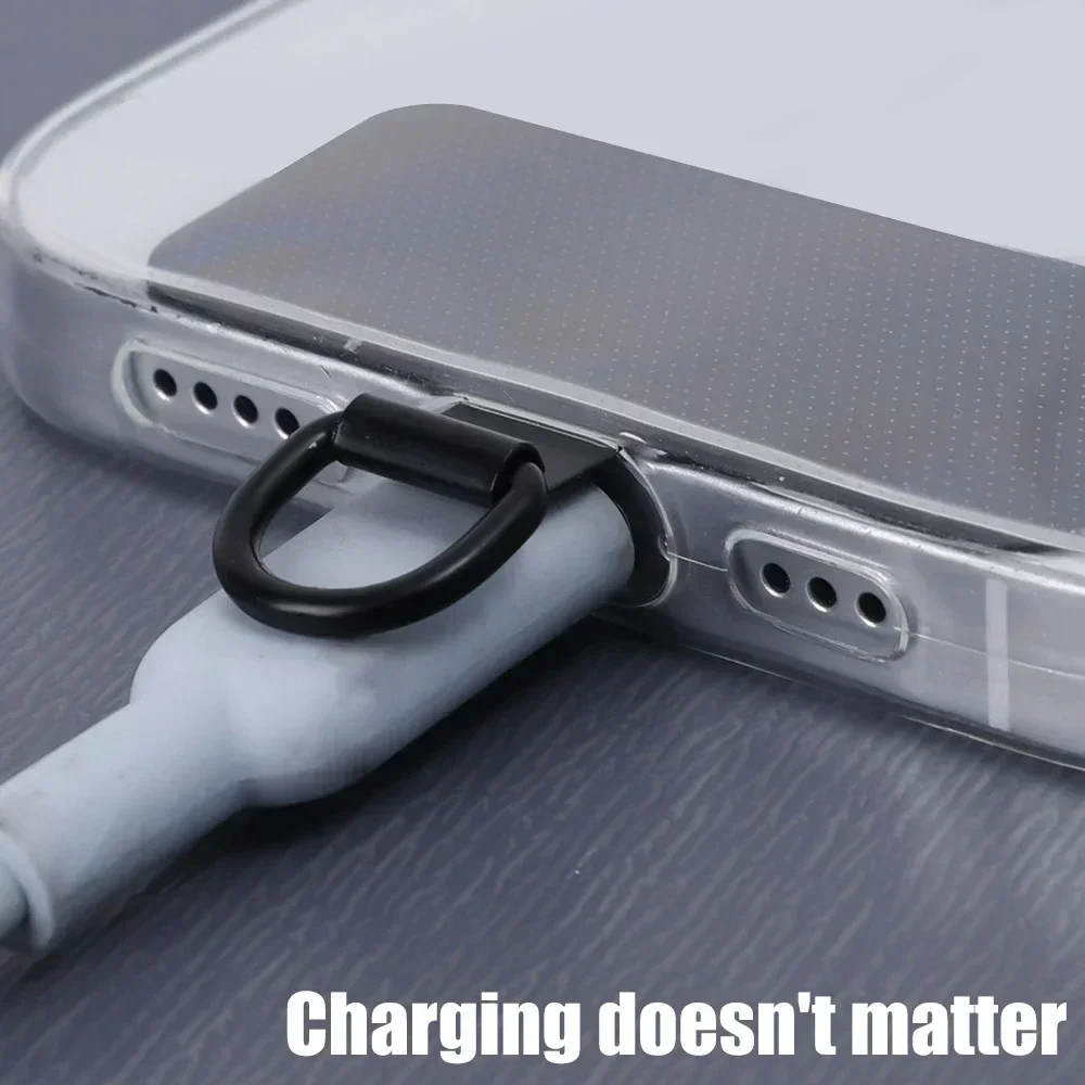 Luxury Metal Mobile Phone Lanyard Patch - Anti-Lost Hanging Rope Tab Clips