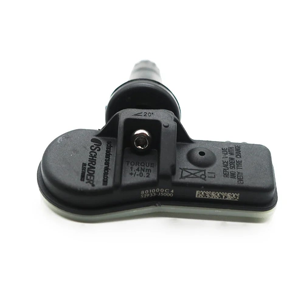52933J5000 TPMS 센서 52933-J5000 제네시스 기아 스팅어 G70 433MHz TPMS 4개용 타이어 압력 센서