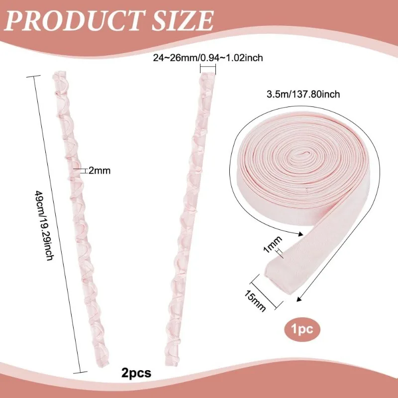1 Set Wedding Dress Zipper Replacement Pearl Pink Adjustable DIY Craft Corset Back Kit Dress Accessories for Prom Strap