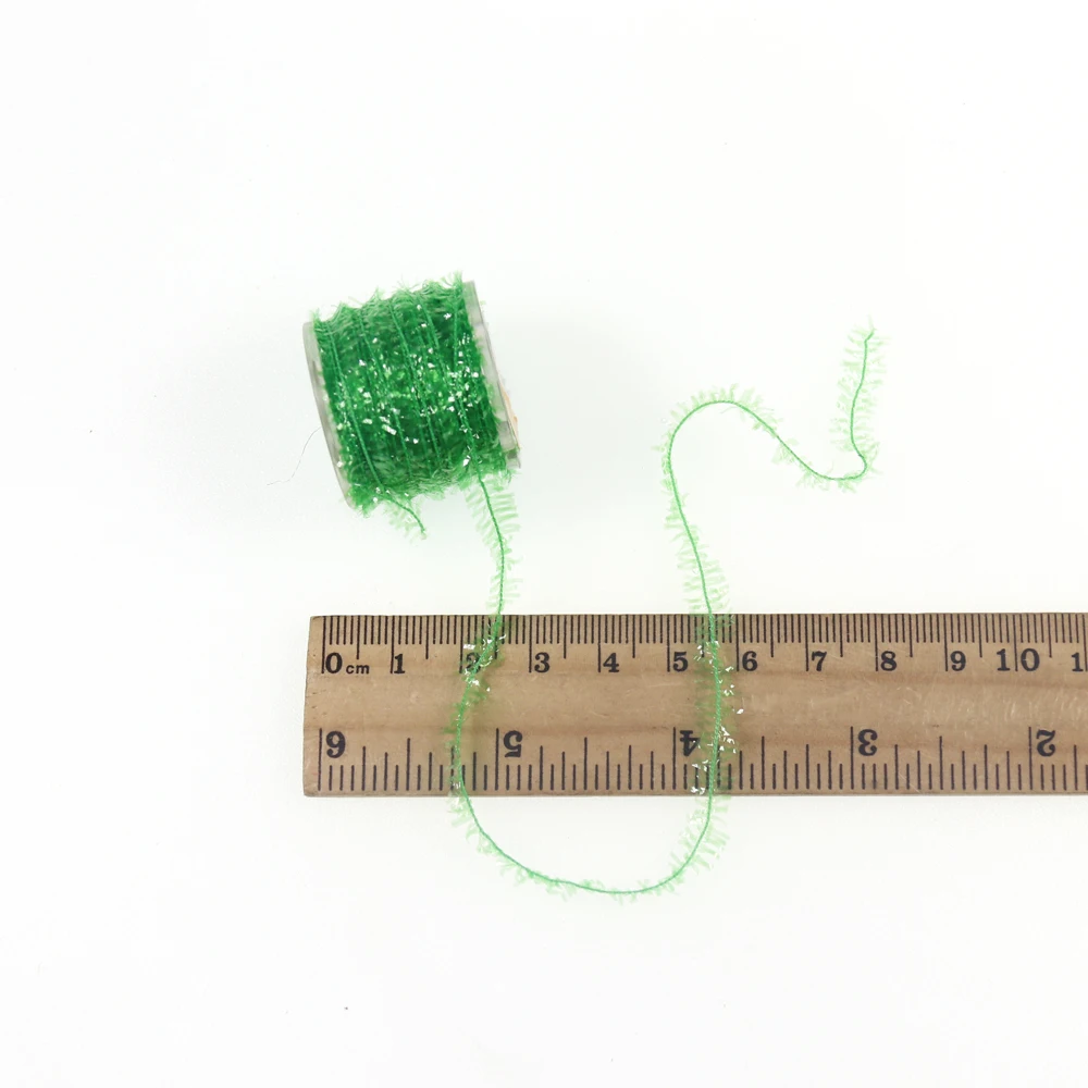 Pesca A Mosca Tinsel Ghiaccio Ciniglia Cristallo Flash Linea Di - Foto 2