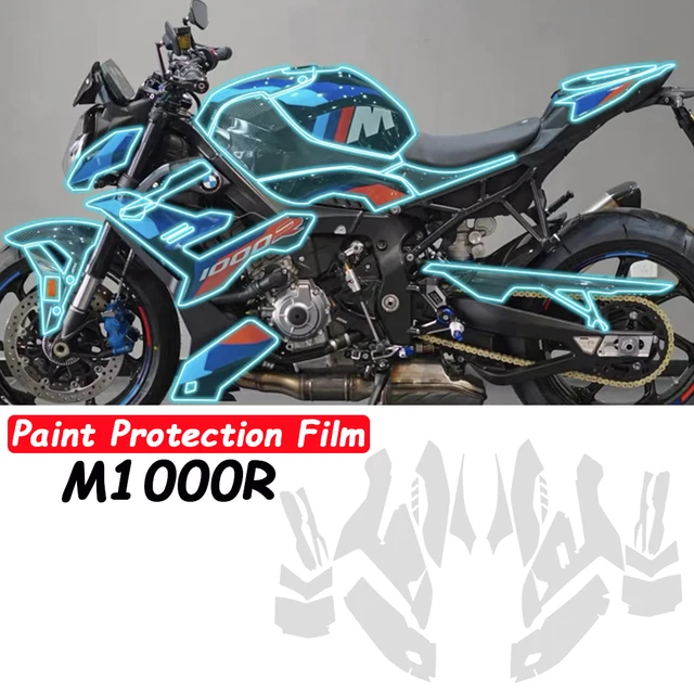 For BMW M 1000 R PPF Motorcycle TPU Film Invisible Paint Protection M1000 R M1000R Set Body Fairing Transparent Sticker TPU Film