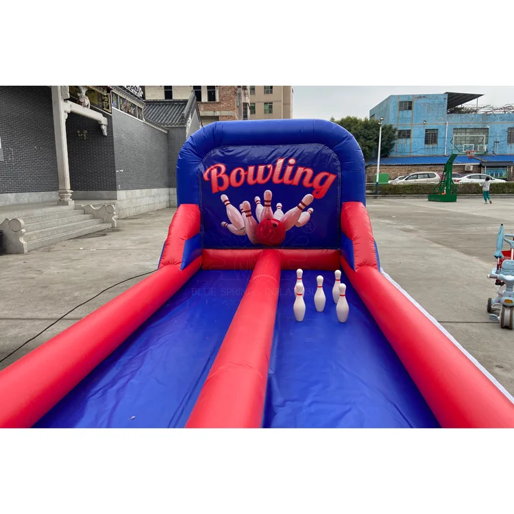 Blue Springs Inflatable Sport Games, Inflatable Bowling Ball Field Games
