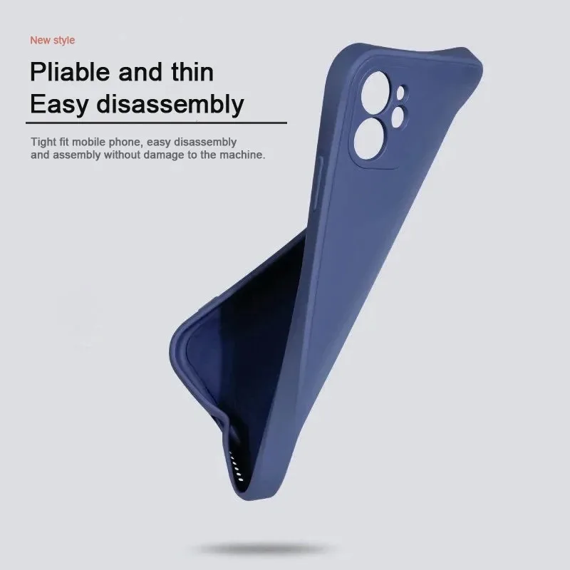 New Color Liquid Silicone Phone Case For Samsung Galaxy A55 5G Screen Protective Cover Funda For Samsung A35 A15 A54 A34 A14 A55