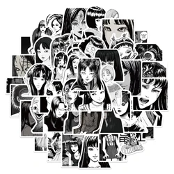 Pegatinas de Anime Tomie, grafiti de Fujiang, para coche, bicicleta, motocicleta, monopatín, portátil, 25/50 piezas