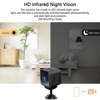 Mini Camera Smart Motion Detection Cameras For Home Security Indoor 1080P IR Night Vision Remote WiFi Security Camera Wireless 5