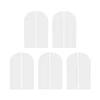 L99A-Clothing Dust Cover Transparent Thickened Washable Dust Bag PEVA Household Dust Cover Coat Suit Cover Hanging Pocket A 1