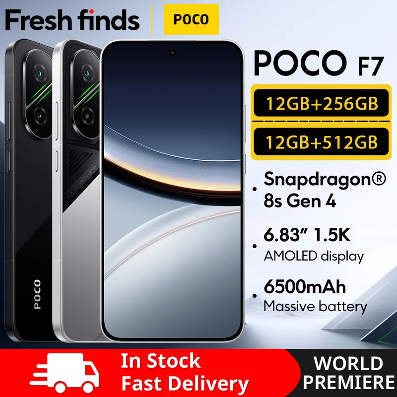 最新のPOCO F7スマートフォン 256GB/512GB Snapdragon搭載 ® 第8