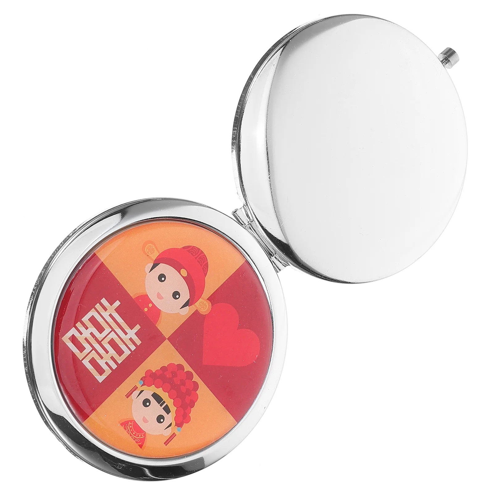

Wedding Makeup Mirror Hand Small for Purse Compact Handbag Travel Portable Cosmetics