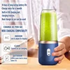 6 Blade 400ML Portable Blender Electric Juicer Cup For Travel Portable Juicer Mixer Usb Fresh Fruit Juice Blender Smoothie 3