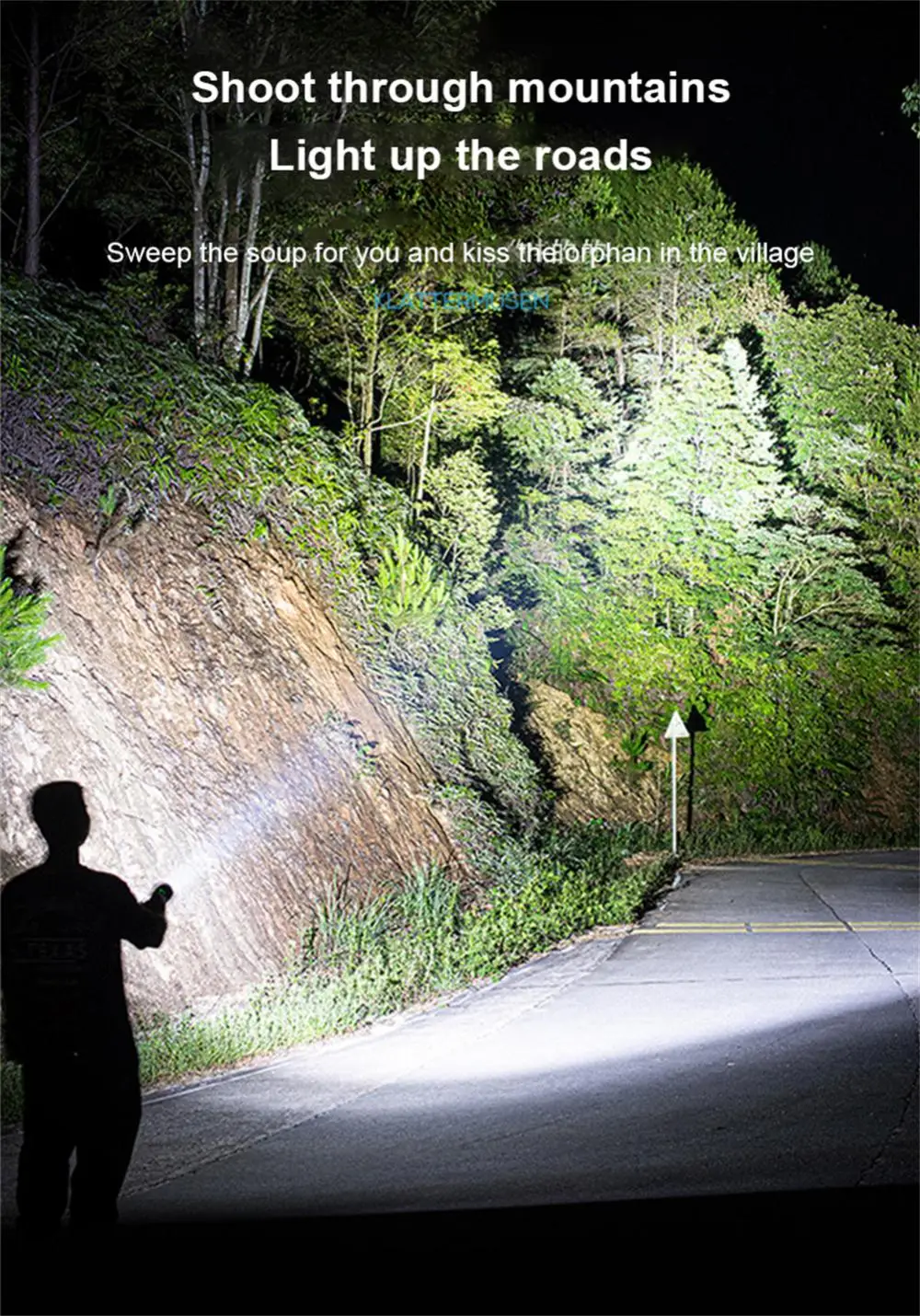 Description Picture 6 of itemPowerful LED Flashlight Super Bright Rechargeable Portable Ultra Power lamp Outdoor Emergency Camping Lantern