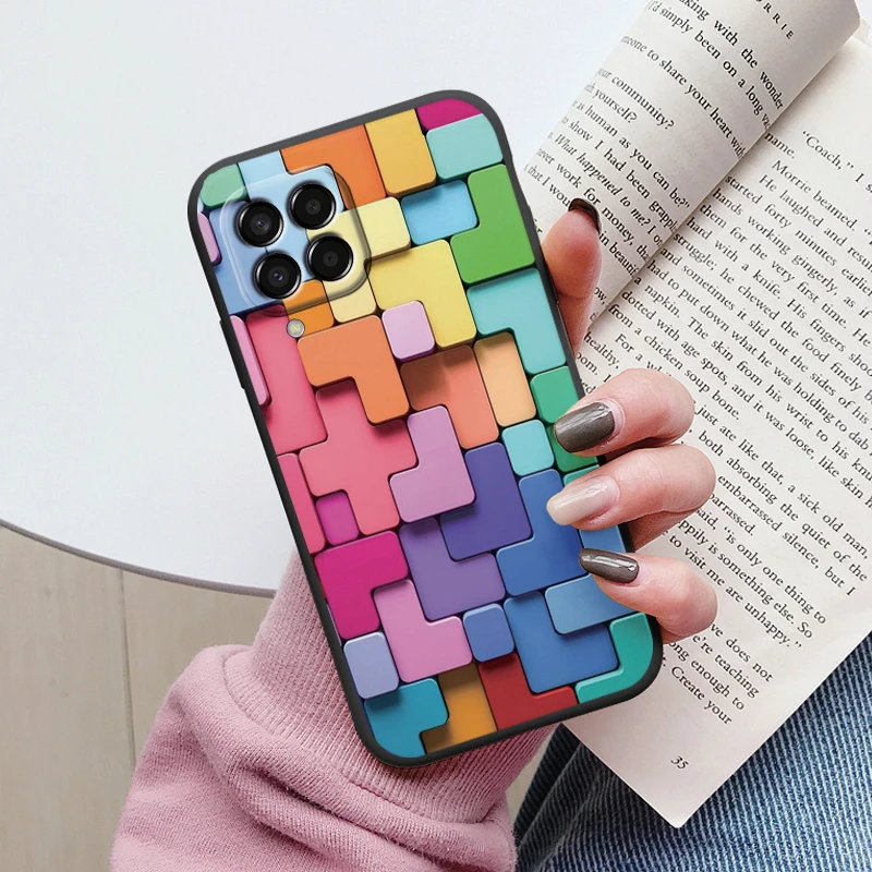 Cute Painted Soft Cover Cartoon Cat & Sunflower TPU Case