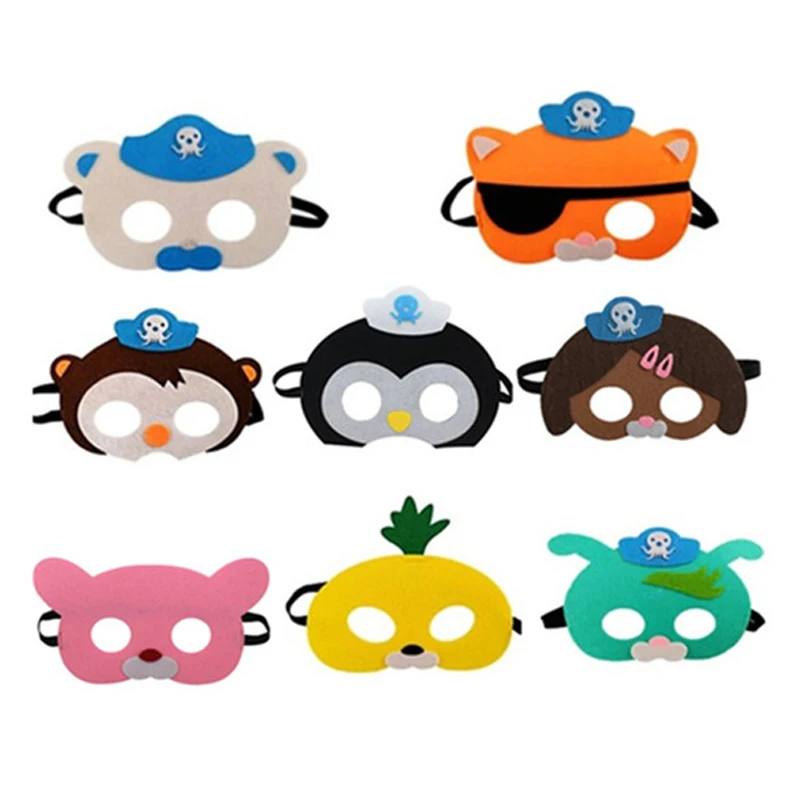 Octonauts маска Аниме кавайная игрушка для девочек и мальчиков маски вечерние