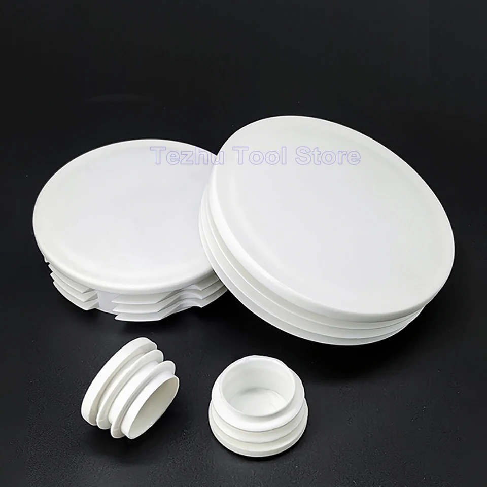 Lot 50 Embouts Ronds Caoutchouc 12mm (1/2 Pouce) Blancs - Protection Vis - Uxcell