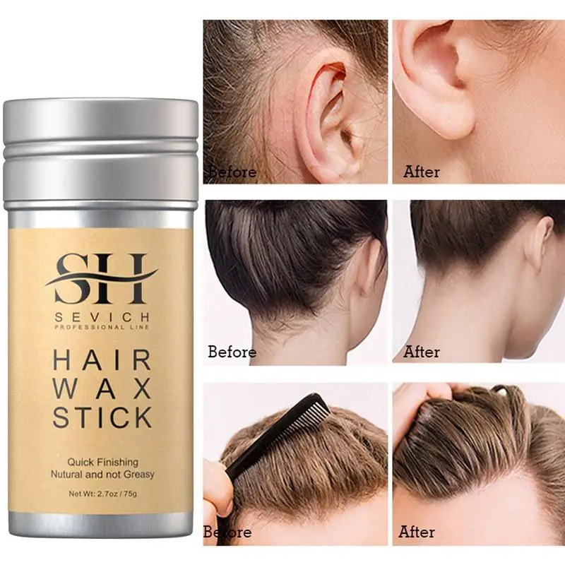 

Hair Wax Stick Moisturizing Hair Stick For Wigs Quickly Setting Hair Slick Stick For Men And Women Non-Greasy Styling Wax