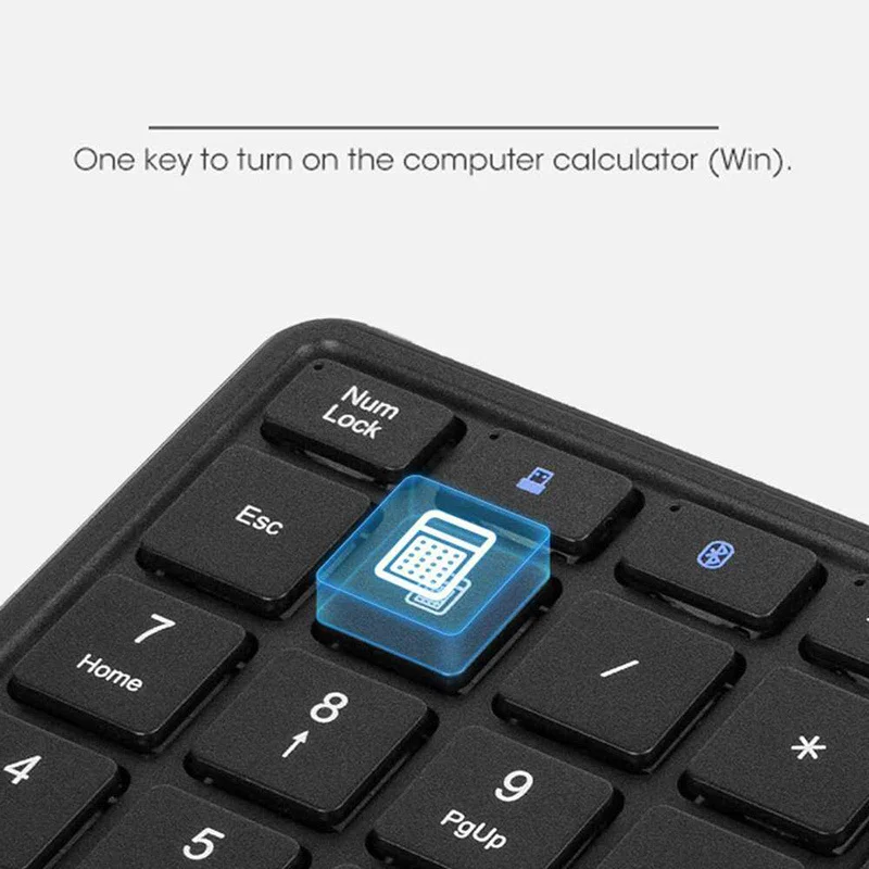 thumbnail image 2 of JOMAA 36keys Bluetooth Numeric Keypad Wireless Rechargeable Numpad 2 of 13