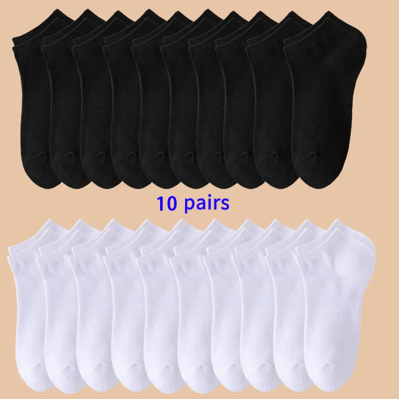 Boat Socks 5/7/10 Pairs Men/women Summer Ankle Socks