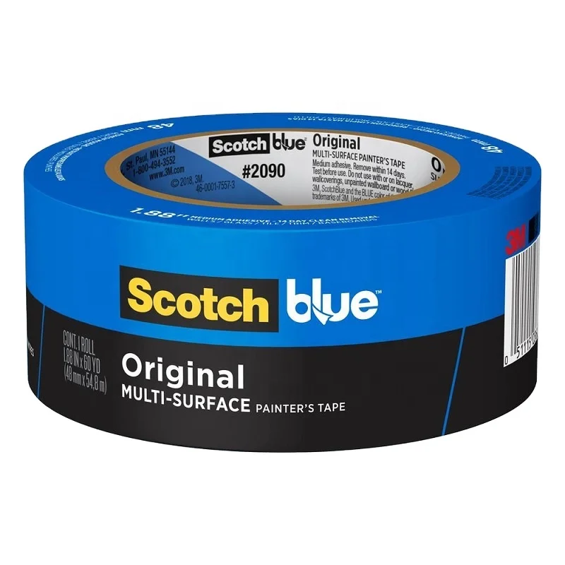 3M Ruban Masquage Peinture Haute Température Couleur Bleu