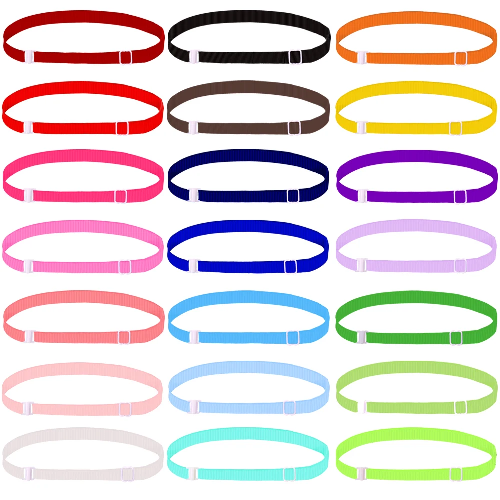 100/200 adet köpek tasması köpek yay yaka ayarlanabilir şerit küçük köpek yay bağları Pet köpek bakım aksesuarları küçük-büyük köpek malzemeleri