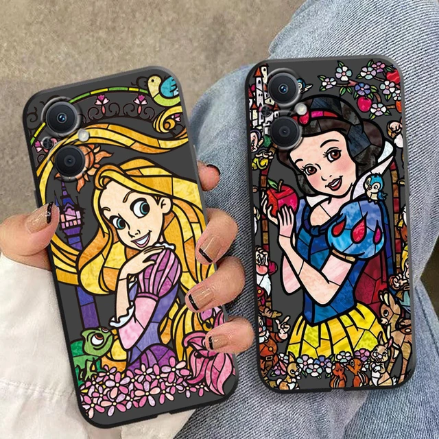 Funda para Oppo A79 5G Oficial de Disney Villanas Patrón - Villanas Disney