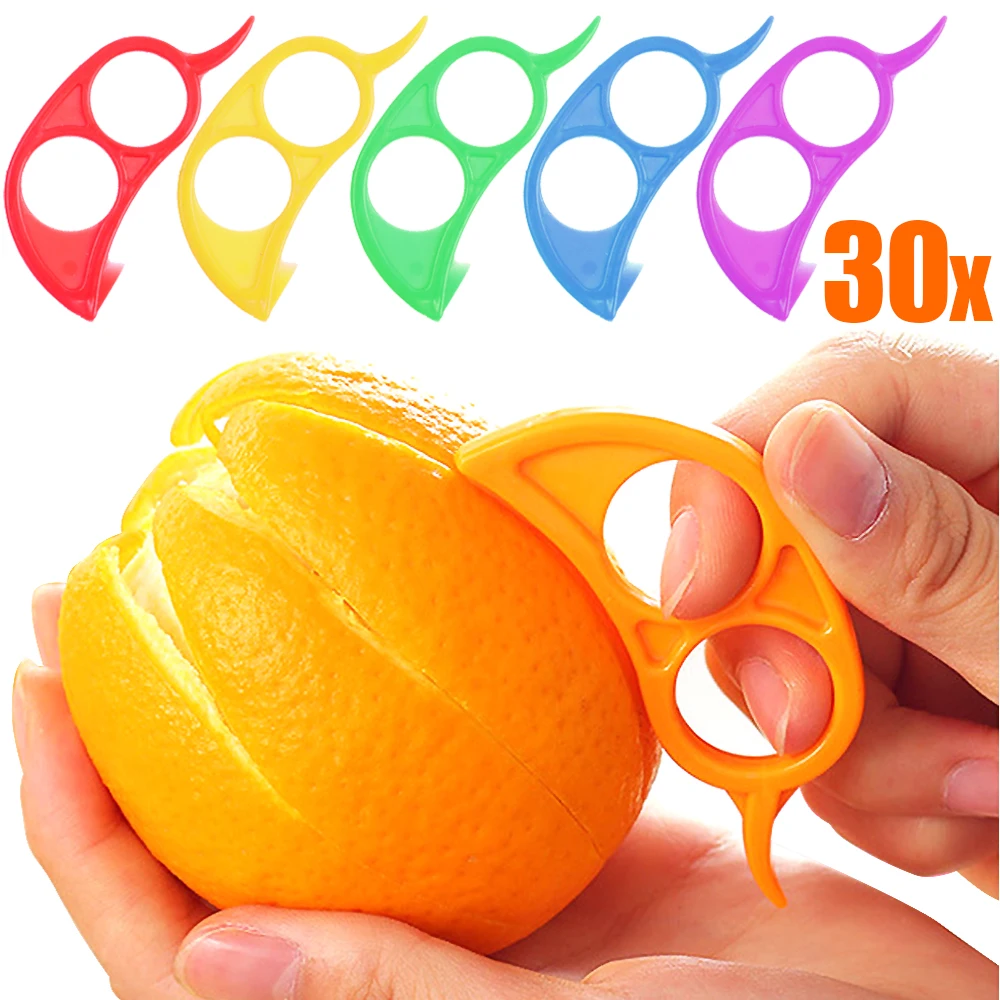 1-30Pcs Fruit Orange Peelers Creative Multifunctional Lemon Oranges Slicer Easy Opener Citrus Knife Home Kitchen Fruit Gadgets 1