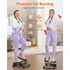 QWNiceday Steppers for Exercise,Stair Stepper with Resistance Bands,LCD Monitor Mini Stepper with 300LBS Loading Capacity 2