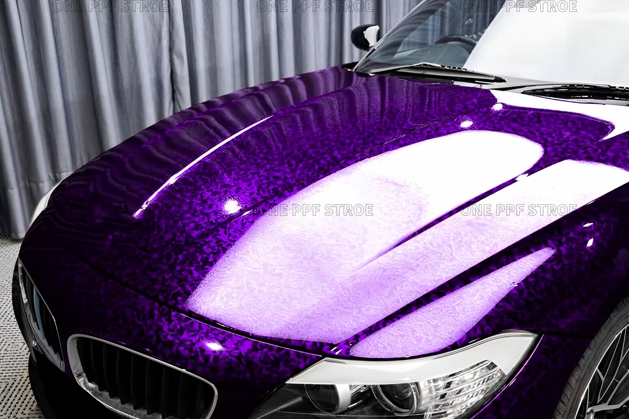 Carbon Faser Auto Aufkleber Lila Kristall Vinyl Film Geschmiedet Carbon Faser Verpackung Vinyl Auto Tuning Abdeckungen für Auto Zubehör – Detail 9
