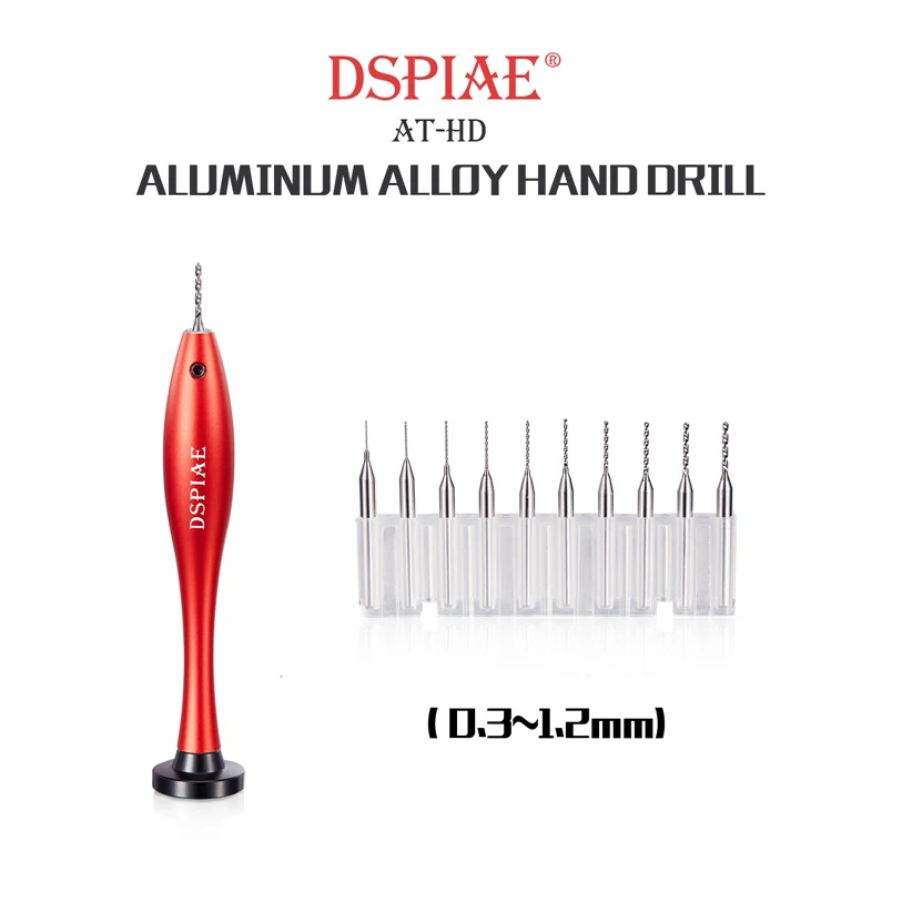 DSPIAE Model Metal Hand Drill  Set Model Gundam Drilling Hobby Modeling Tools ophir 0 35mm doub action airbrush kit air brush gun w 10 bottles cleaning tools for model hobby crafts art paint  ac072 020 10x