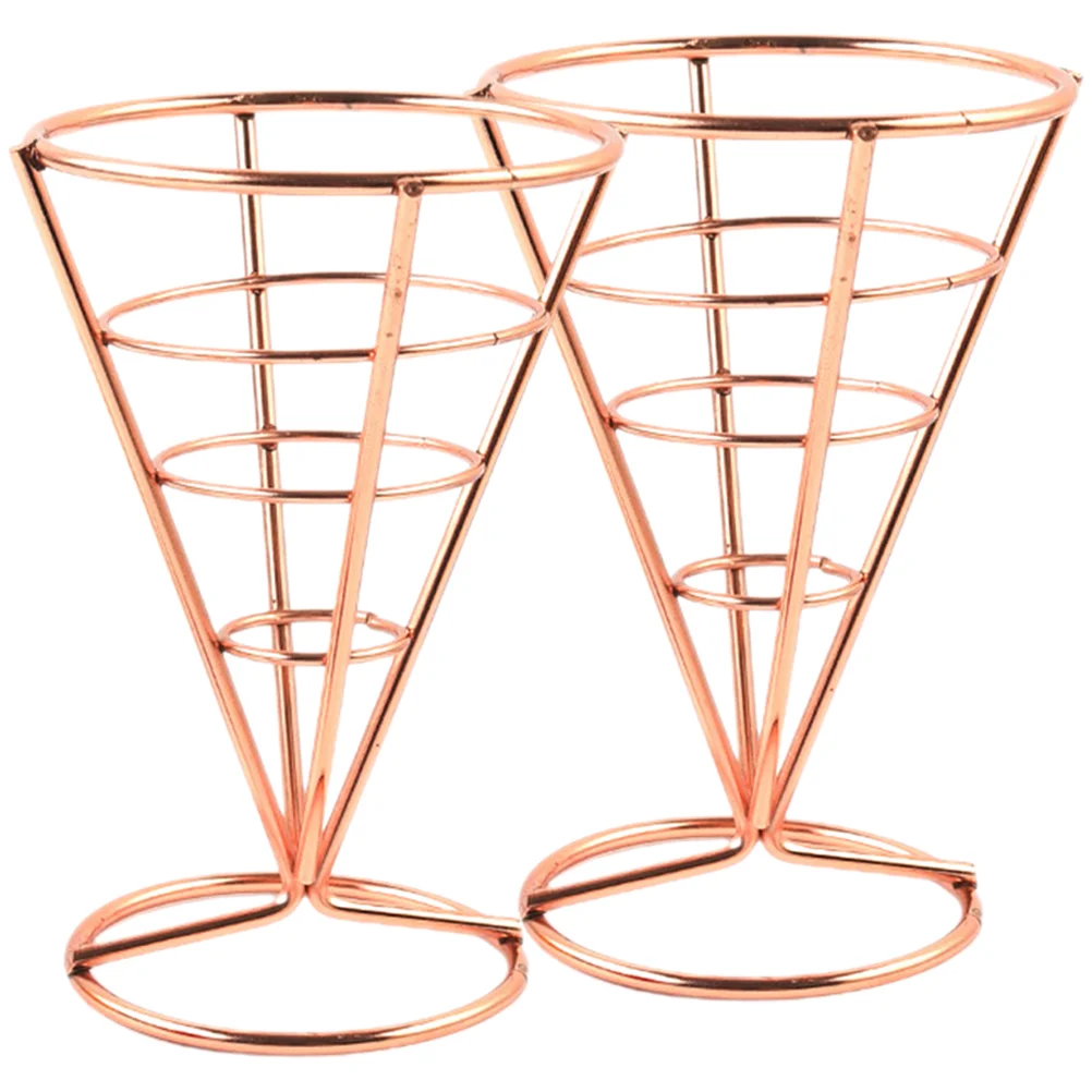 

French Fries Stands Cone Basket Fry Holders Snack Fried Chicken Display Racks Baskets Bars Table decoration & Charcuterie